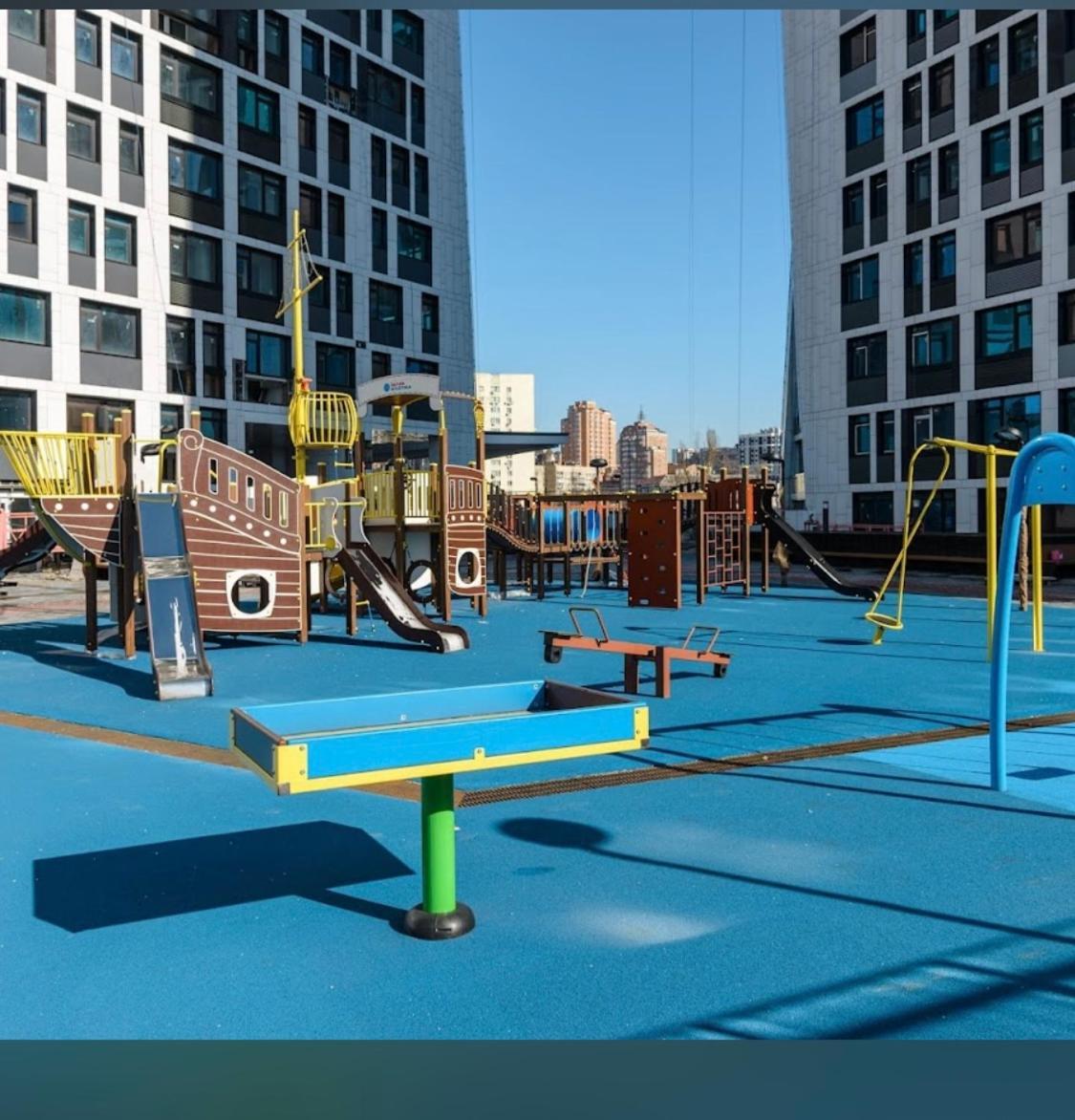 Manhattan City Apart View On The City- Parking เคียฟ ภายนอก รูปภาพ